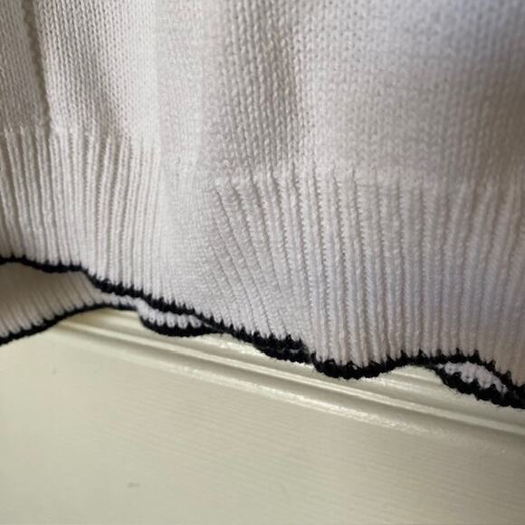 VINTAGE Isle of Cotton Crewneck Pullover Sweater Embroidered Men's Medium - Picture 6 of 11